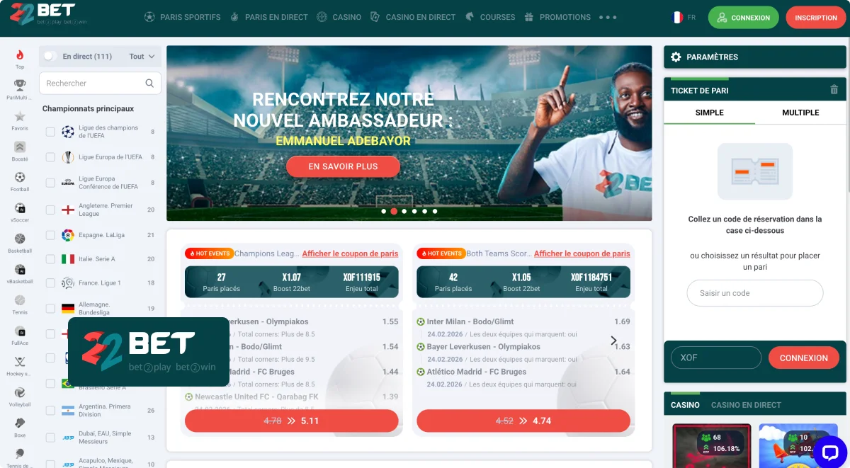 22Bet Casino 22Bet Casino